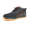 Flyknit Fabric Casual Safety Shoes with PU/PU Outsole