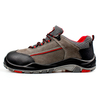 Breathable Suede Leather Safety Shoes with Comfortable PU/PU Sole