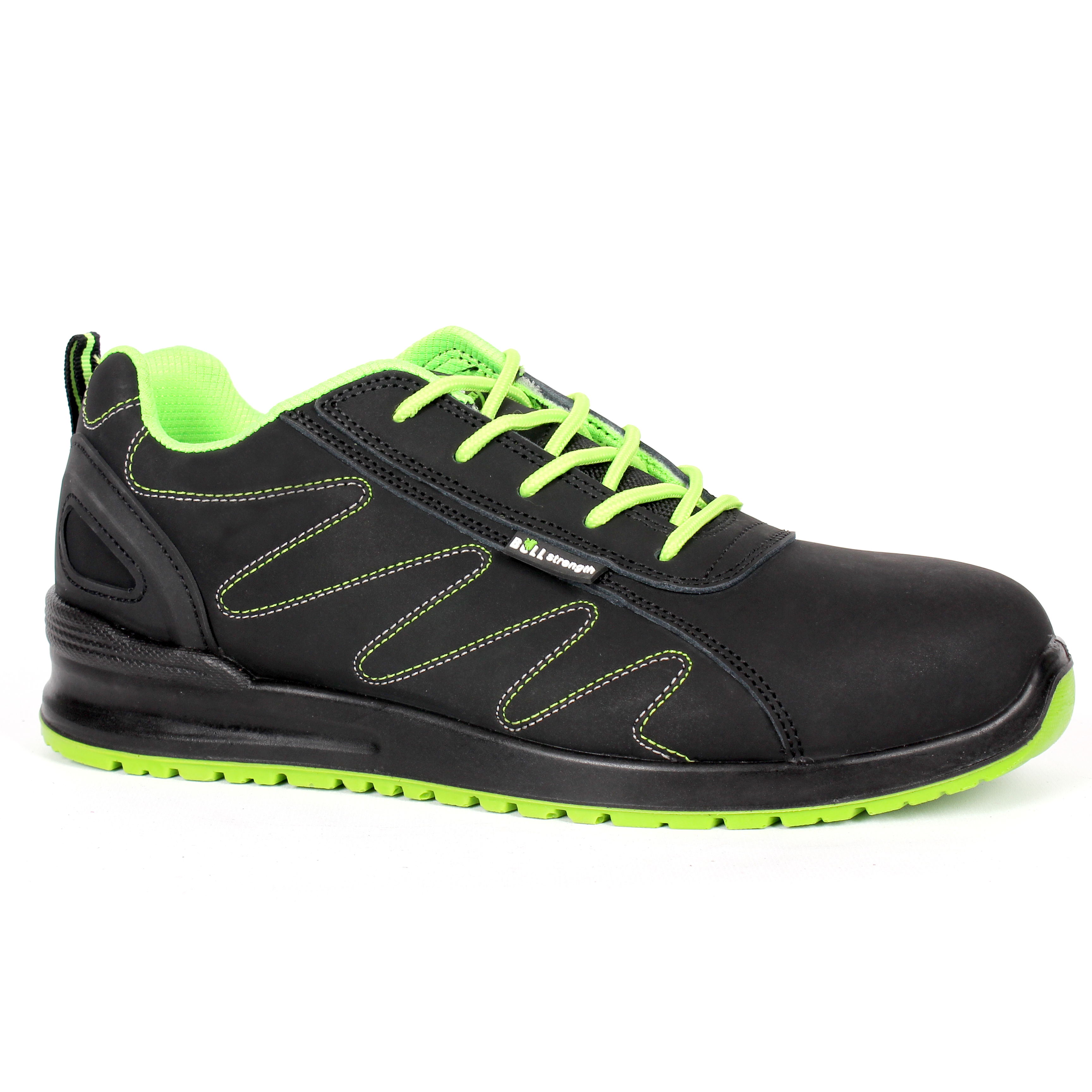 Split Nubuck Leather Safety Shoes with New PU/PU Sole