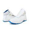 European Standard S2 White Safety Shoes Closed Heel Absorbent Lining ESD Protection