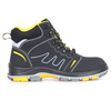 High Quality Brown Color Leather Goodyear Welt Safety Boots with Steel Toe and Plate Casual Work Shoes
