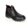 Industrial Hot Selling Smooth Leather Steel Toe Safety Shoes/boots with New PU/pu Sole