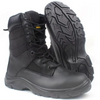 Direct Factory Price Genuine Leather Mesh Harsh Environment Black Hiking Boots Pu Outsole Outdoor Climbing Safety Boot