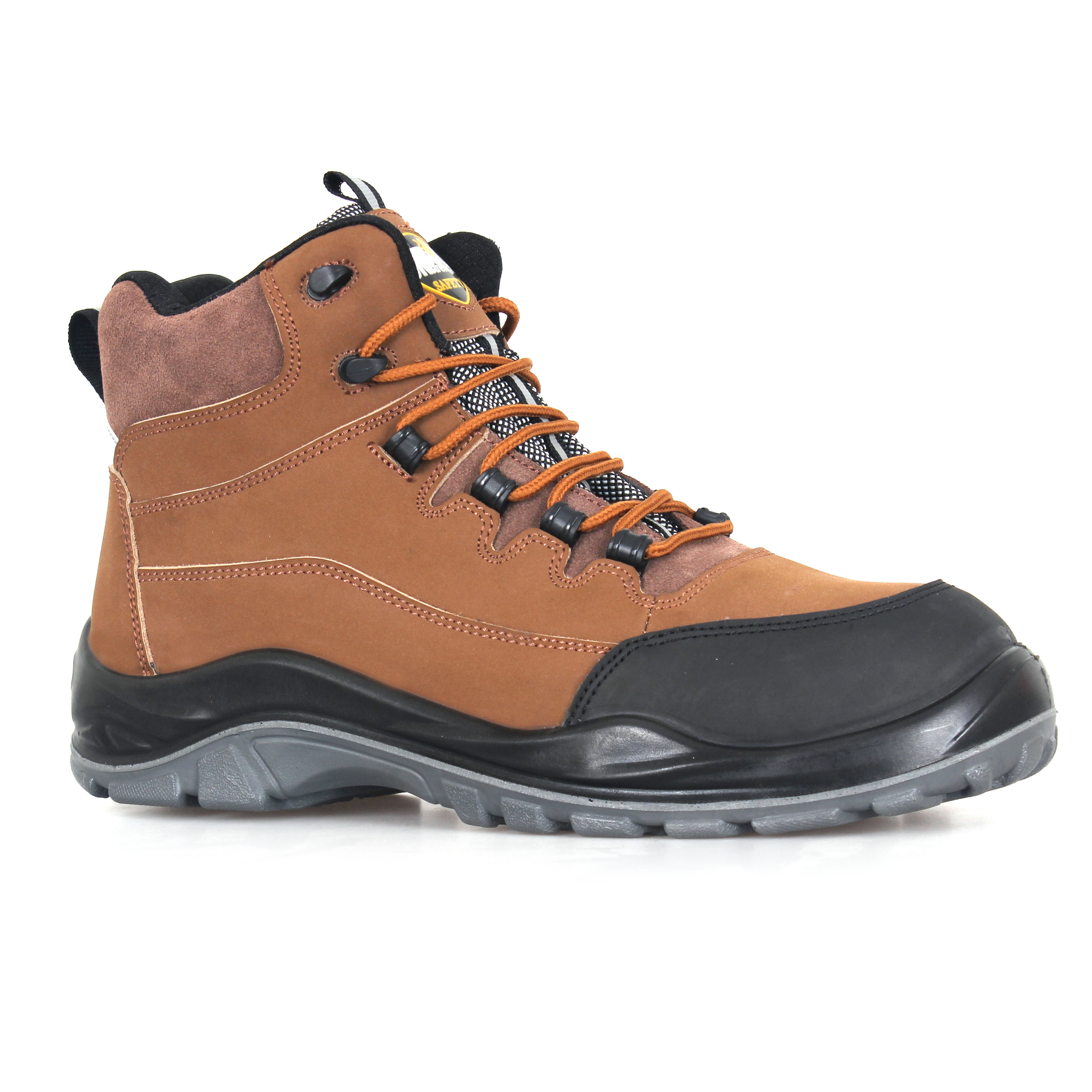 Factory Direct High Quality Split Leather Shockproof Safety Shoes Men Breathable Working Shoes Anti-smashing Safety Shoes