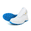 European Standard S2 White Safety Shoes Closed Heel Absorbent Lining ESD Protection