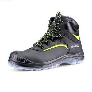 Hot Selling Customized Logo PU/TPU Work Anti-Slippery Rubber Safety Boots for Men