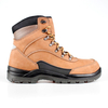 High Quality Fashion Construction Workers Industrial Mining Non-slip Oil Proof Leather Brown Safety Shoes Boots