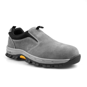 CE Certified Cow Suede Leather Casual Style Anti Smash Safety Shoes Work Shoes Safety Product with EVA/Rubber Sole