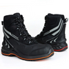 Water Proof High Quality Black Leather Army Boots Safety Boots with Composite Toecap PU Outsole S3 Standard