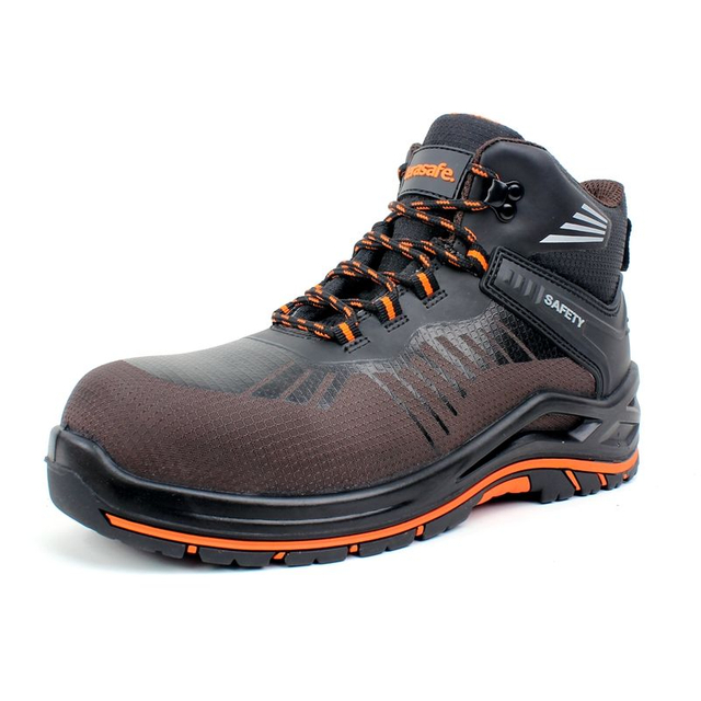 High Quality Lightweight Sweat Absorb Safety Shoes Steel Toe Safety Shoes for Men