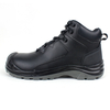 Wholesale Price Waterproof Steel Toe Cap Anti Slip Work Safety Shoes Black Leather Safety Shoes Construction Work Safety Shoes