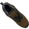 High Quality Brown Patent Leather Steel Toe Safety Shoes Pu Injection Sole Work Safety Shoes Outdoor Construction Safety Shoes