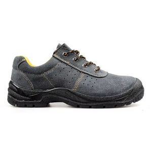 Factory Direct High Quality Low Ankle Oil Slip Resistant Split Leather Safety Shoes Steel Toe Safety Shoes Summer Sandal