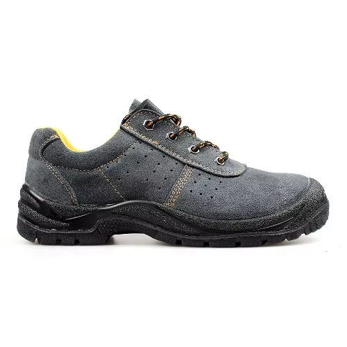 Factory Direct High Quality Low Ankle Oil Slip Resistant Split Leather Safety Shoes Steel Toe Safety Shoes Summer Sandal