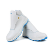 European Standard S2 White Safety Shoes Closed Heel Absorbent Lining ESD Protection