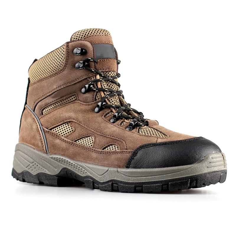 Anti-smash Loggers Boots Steel Toe Safety Boot Men's Safety Shoes Non- slip Puncture-Proof Security Shoes for Workground