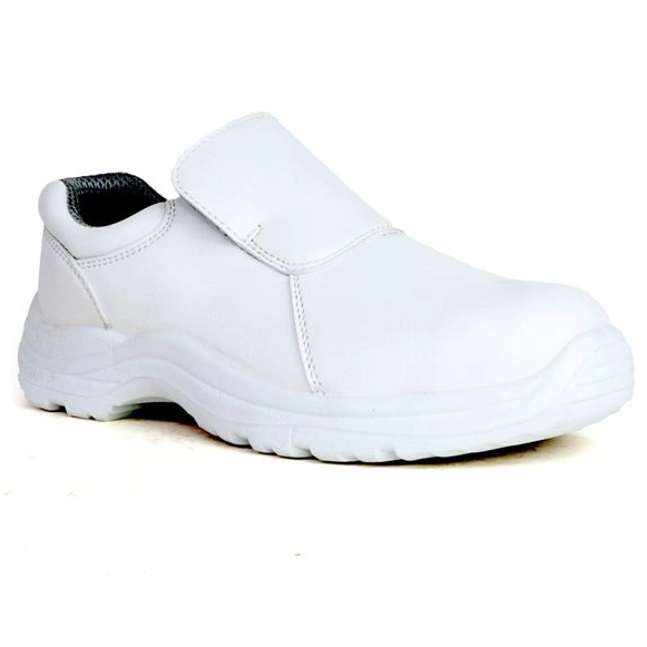 White Color Micro Fiber Upper Nurse Shoes Safety Shoes for Both Man and Woman