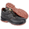 Good Quality Factory Direct PU Sole Black Puncture Proof Safety Shoes Oil Slip Resistant Leather Safety Shoes for Men