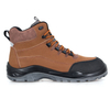 Factory Direct High Quality Split Leather Shockproof Safety Shoes Men Breathable Working Shoes Anti-smashing Safety Shoes