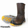 Safety shoes for oil & gas industry with fuel-resistant sole and SRA rating