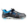 Men Anti Static Industrial Magic Tape Safety Shoes Summer Sandals Black Light Breathable Steel Toe Work Footwear