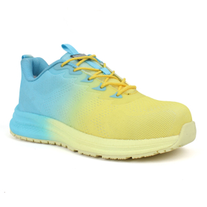 Factory Made Colorful Breathable Mesh Leisure Safety Shoes Steel Toe-cap Running Sport Work Athletic Safety Shoes