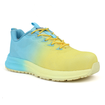 Factory Made Colorful Breathable Mesh Leisure Safety Shoes Steel Toe-cap Running Sport Work Athletic Safety Shoes