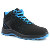 Hot Selling Breathable Water Proof New Material Microfiber Suede Middle CUT Safety Shoes with S3 SR ESD Standard