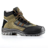 China Factory Promotion Breathable Suede Leather Mesh Safety Shoes Pu Outsole Safety Shoes Anti Static Safety Shoe
