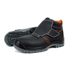 Mid Cut Steel Toe Anti-smashing Industrial Work Shoe Men Safety Shoes Pu Sole Anti Puncture Welding Safety Shoes