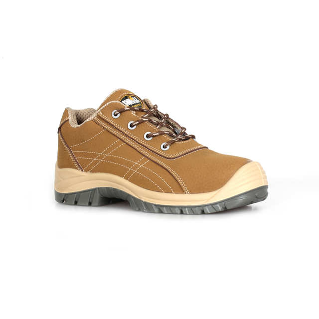 Outdoor Hiking Work Safety Shoes Women Ladies Jogger Safety Shoes Anti-Slippery Leather Men Safety Shoes