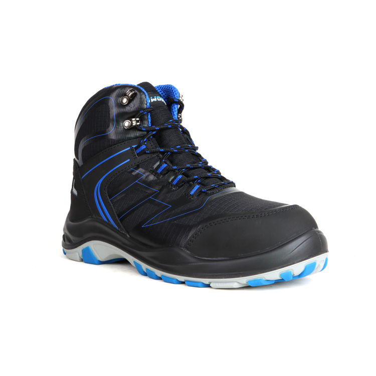 Hot Selling Boots Men High Top Men's Leather Boots Wool Warm Cotton Shoes Steel Toe Outdoor Training Boots Security Shoes