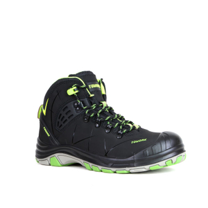 Hot Selling Breathable Working Steel Toe Split Nubuck Leather Safety Shoes for Man