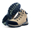 Hot Sale Breathable Gym Shoes Steel Toe Foot Protection Industrial Work Leather Safety Shoes