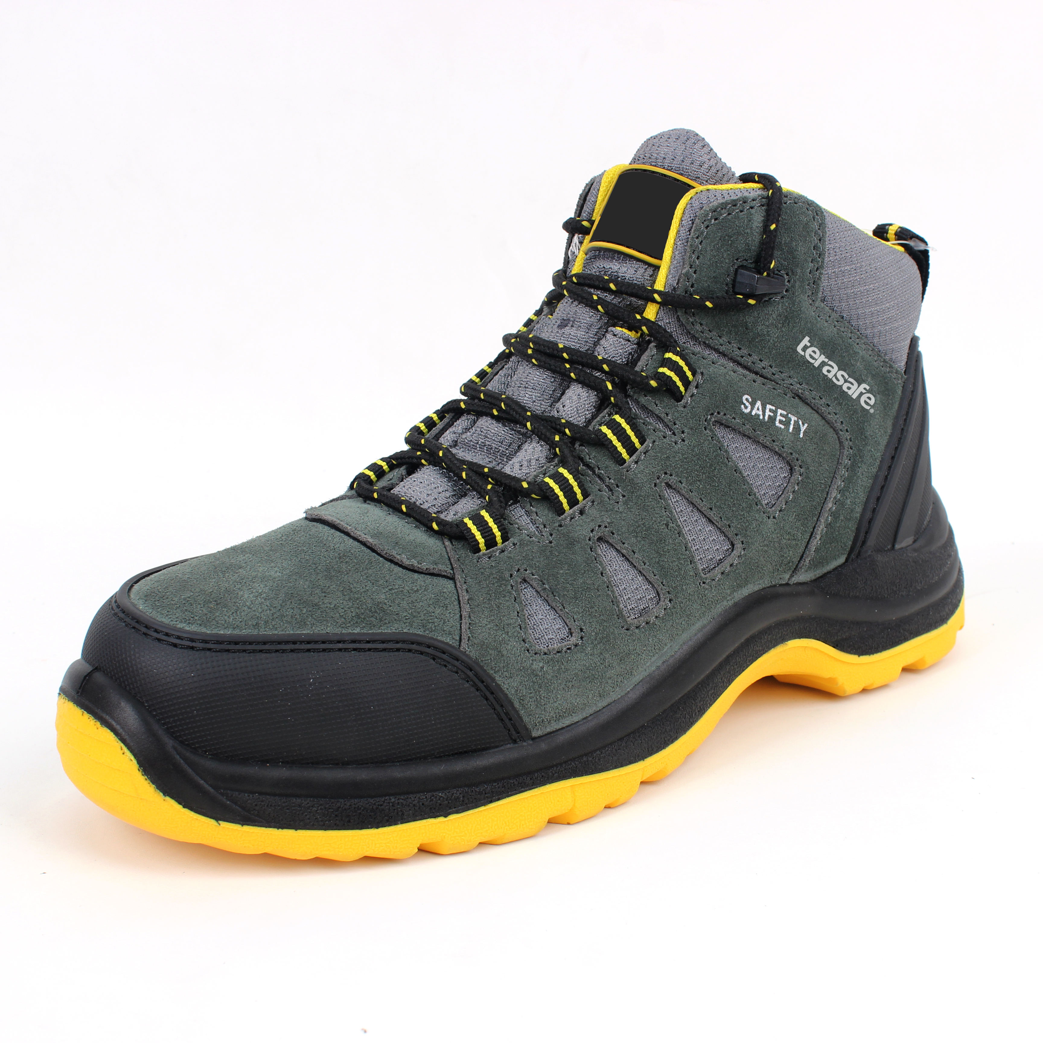 Classic Big Size 37-48 Unisex Steel Toe Safety Shoes Waterproof Anti-Slip Trekking Sneakers Stylish Safety Shoes
