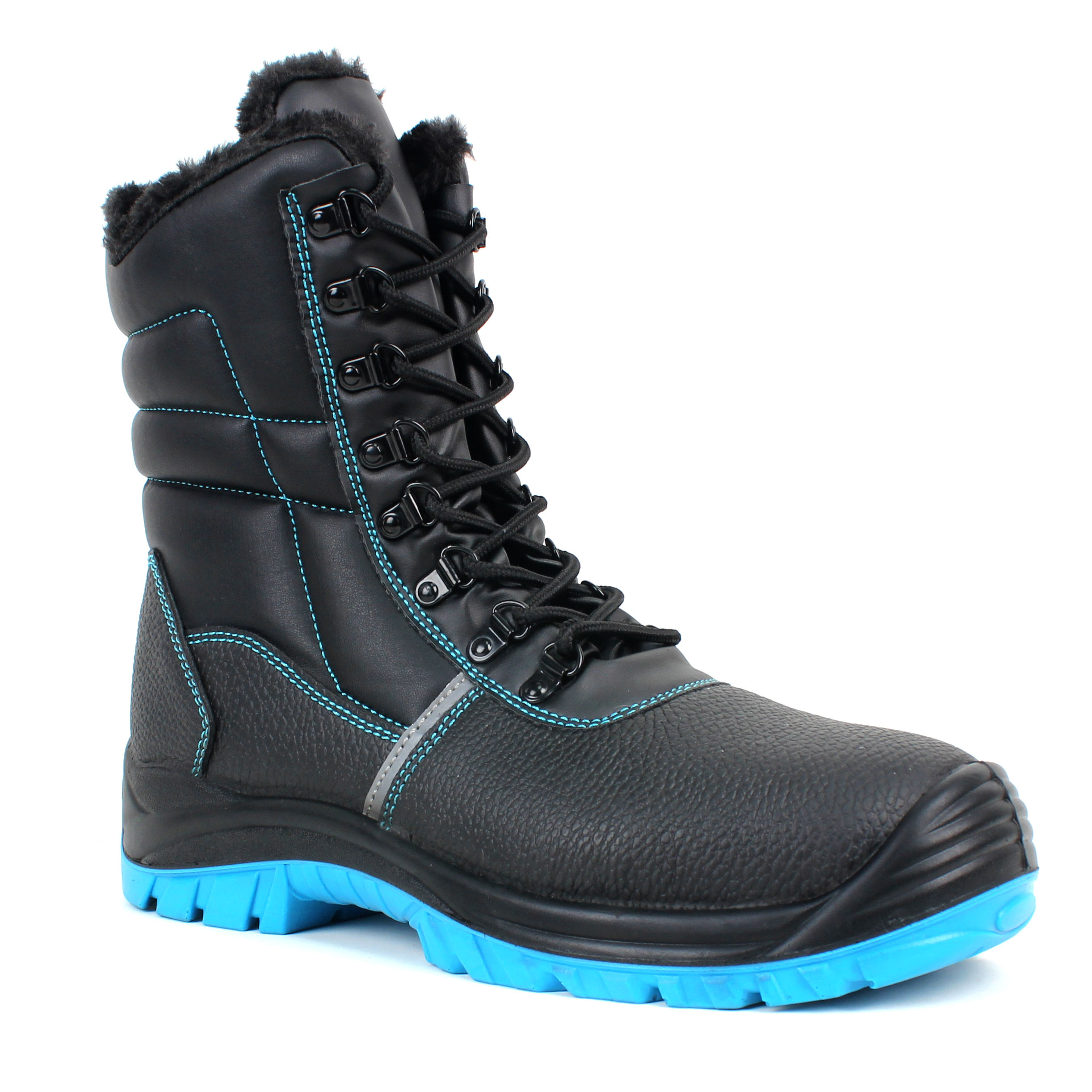 Wholesale Price Steel Toe Anti-puncture Smash-proof Men's Safety Shoes Warm Lining Bootes Construction Safety Shoes