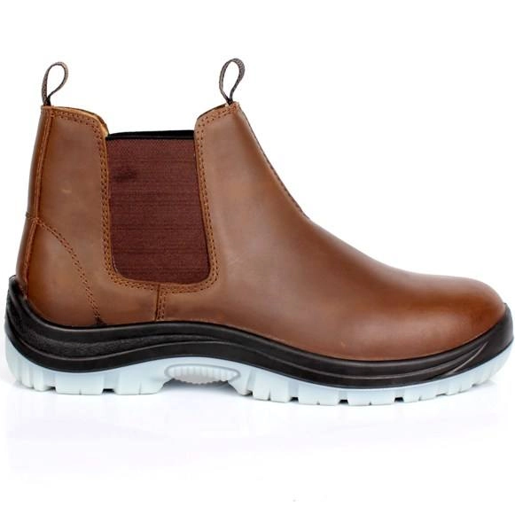 TPU Outsole CE Certificated Hot Selling Good Quality Crazy Horse Leather Economical Style Safety Shoes for Working