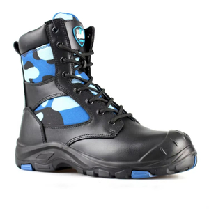Factory Direct High Cut Men Industrial Work Safety Shoes Waterproof and Wear-Resistant Safety Shoes S3