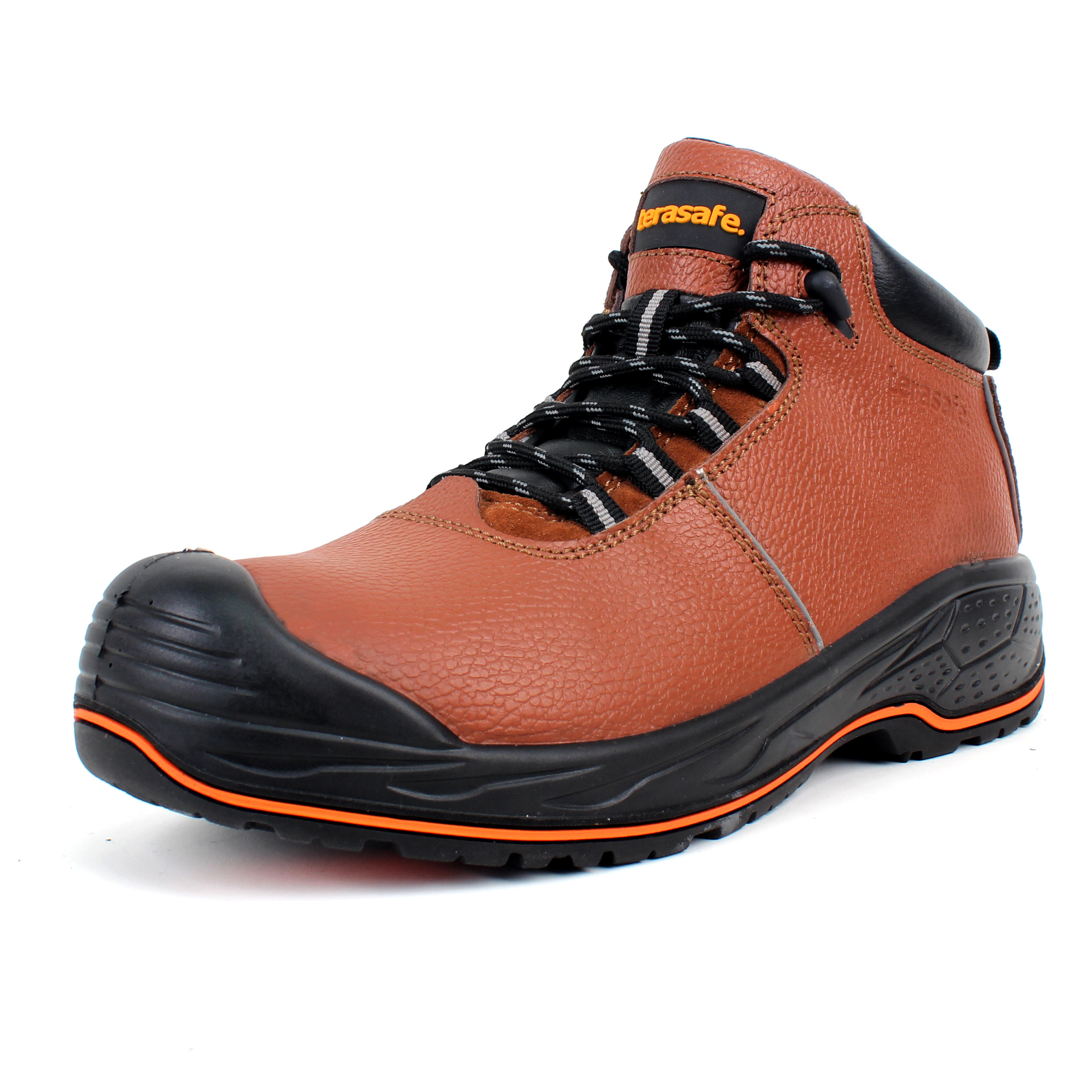 Man's Steel Toe Waterproof Work Safety Shoes Anti-slip and Anti-smash Industrial Shoes
