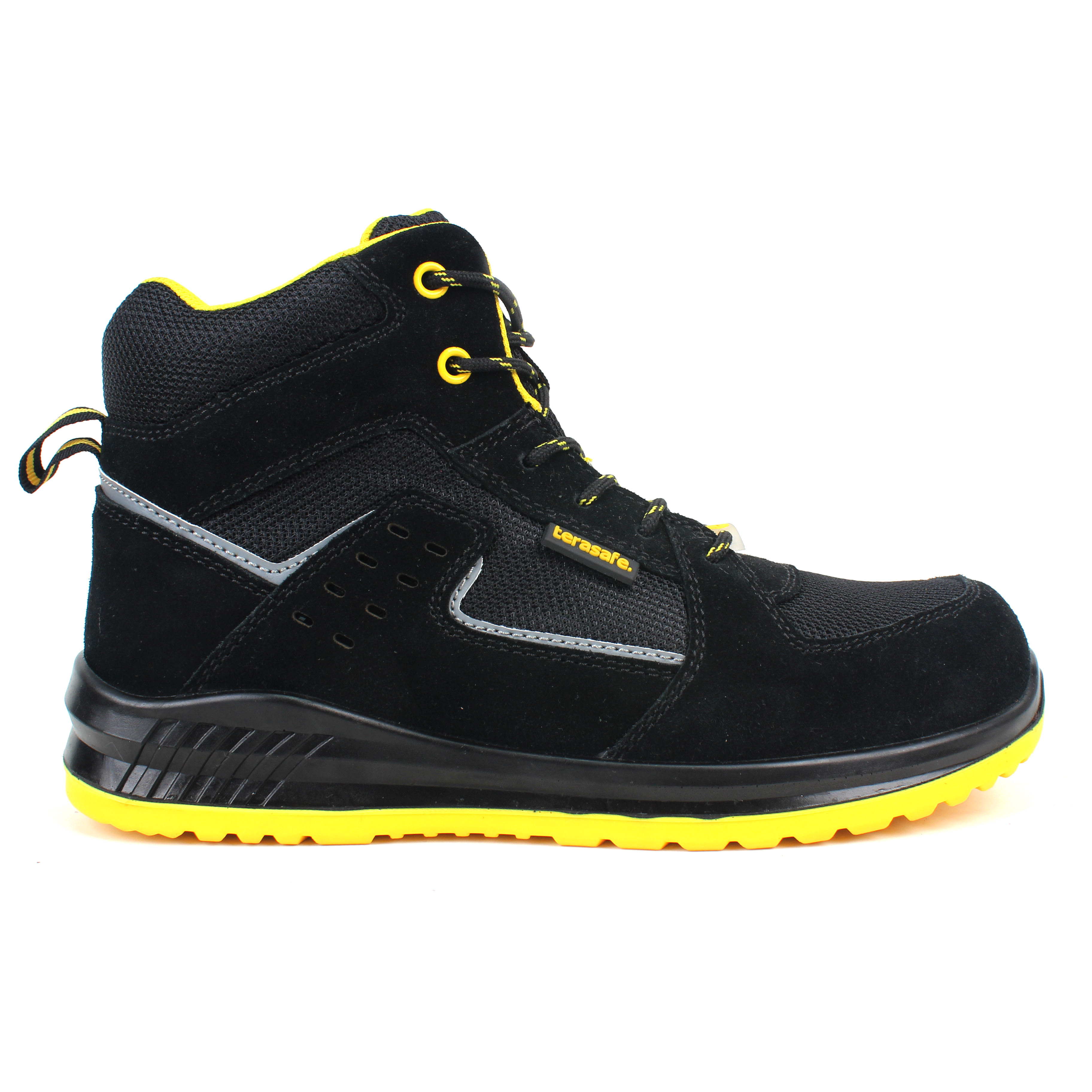 High Performance Men's Safety Shoes Anti- Smash Fashion Style Steel Toe Safety Shoes Breathable Mesh Anti-Puncture Safety Shoes