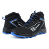 Factory Custom Steel Toe Industrial Work Safety Shoes Anti-slip Warm Anti Static Safety Shoes PU Sole Leather Safety Shoes