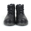 Wholesale Price Waterproof Steel Toe Cap Anti Slip Work Safety Shoes Black Leather Safety Shoes Construction Work Safety Shoes