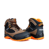 Heavy Industrial Mid Cut S1P Anti Smash Anti Puncture Safety Steel Toe Nubuck Leather Safety Shoes Work Boots
