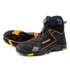 Hot Sale High Top Solid Sole Anti Smashing Anti Piercing Steel Toe Shoes Construction Site Work Shoes