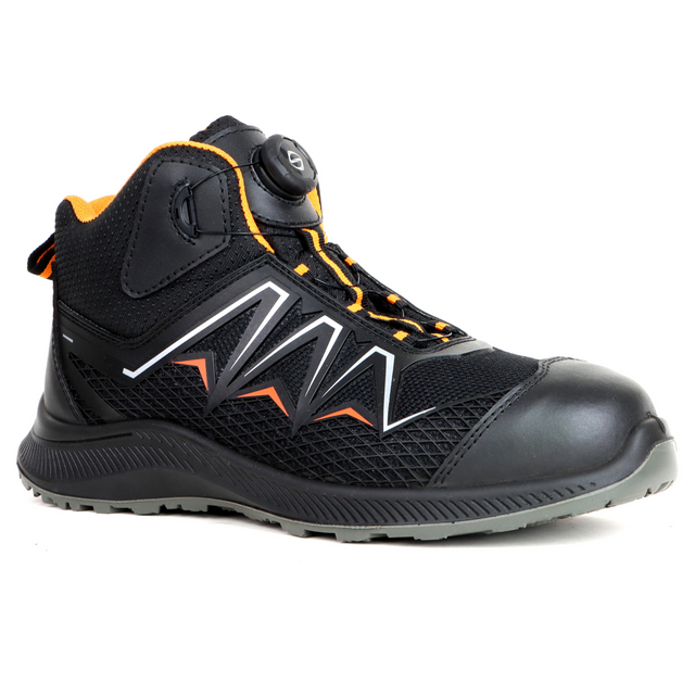 Factory Cheap Price Light Weight Safty Work Shoes Mesh Breathable Garden Safety Shoes Kpu Upper Safety Shoes