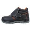 Mid Cut Steel Toe Anti-smashing Industrial Work Shoe Men Safety Shoes Pu Sole Anti Puncture Welding Safety Shoes