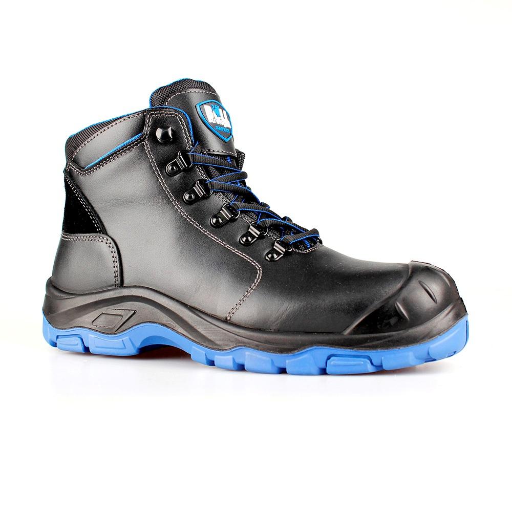 Heavy Industrial Hot Sale Safety Footwear Men Safety Shoes with Split Smooth Leather