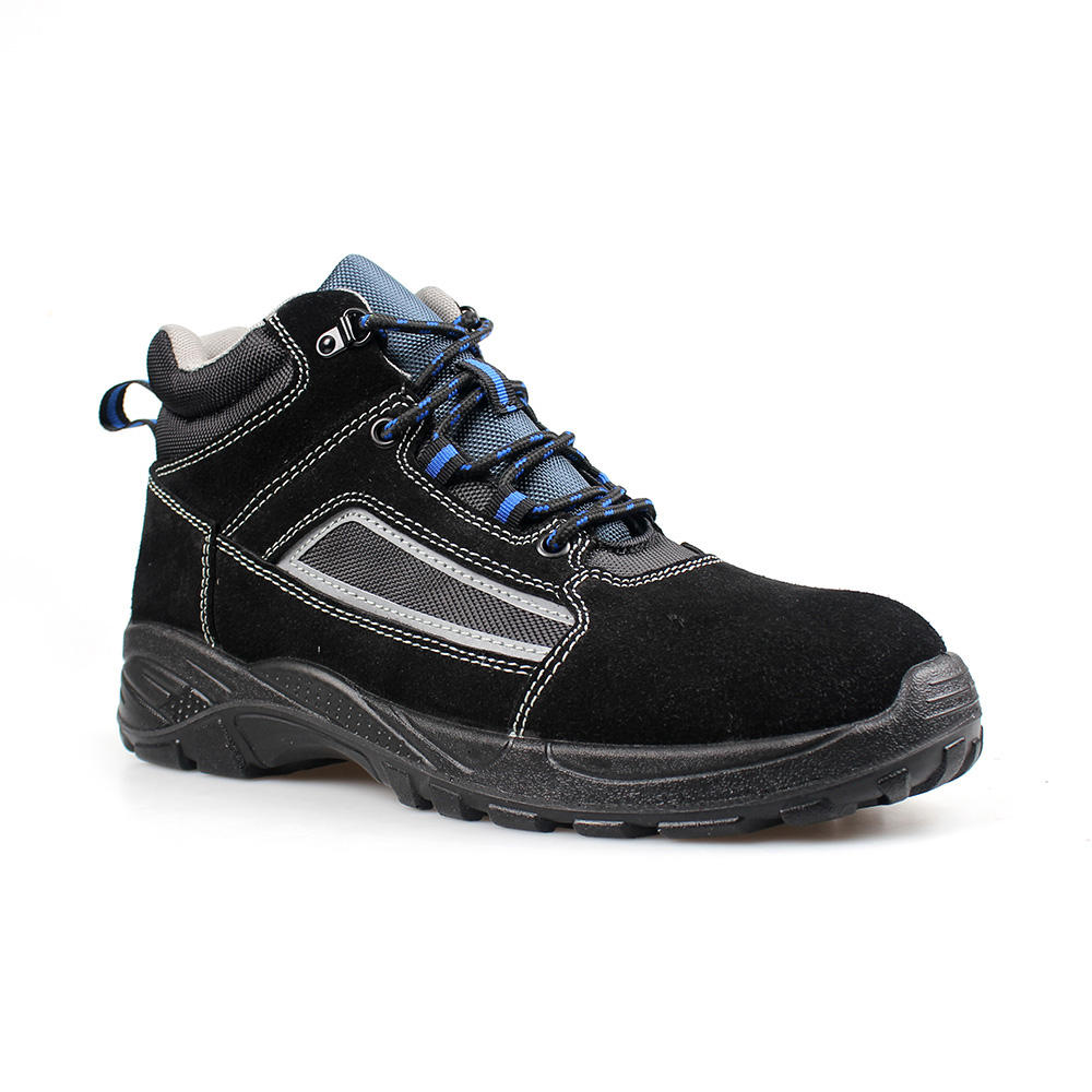 Hot Welding Heavy Duty Suede Leather Best Price Non slip Steel Toe Safety Shoes for Working
