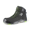 Hot Selling High Quality Mid Cut Split Nubuck HRO Anti slip Safety Shoes Work Boots with PU/rubber Sole for Workers