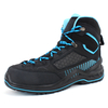 China Supplier High Tops Waterproof Hiking Boots Men Work Rubber Soles Safety Shoes Leather Travel Hiking Safety Shoes